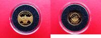 Liberia 25 Dollars 2005 GOLD - Die kleinsten Goldmünzen der Welt - 1/25 Unze - Habemus Papam - Papst FB in Kapsel
