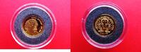 Nördliche Marianen 5 Dollars 2004 1/25 Unze Gold Miniatur Goldmünze - Albert Einstein FB in Kapsel