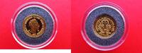 Nördliche Marianen 5 Dollars 2005 1/25 Unze Gold Miniatur Goldmünze - Kaiser Wilhelm II. von Preussen FB in Kapsel