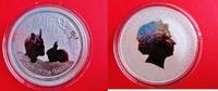 Australien 1 Dollar 2011 Australia 1 oz. silver Year of the rabbit FDC in Kapsel
