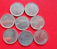 BRD / Deutschland Lot, 8 St. 8 x Ronden / Rohlinge wohl zu 1 DM J.385 - ohne Randschrift -