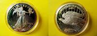 USA 20 Dollars 20 $ Replik Neuprägung Doubleagle Copy/Replik 2003 vergoldet, 20 Dollars, St.Gaudens, ohne Nennwert, -