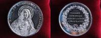 Religion Medaille Zinnmedaille, von Neuss, Tugendbündniss christlicher Jungfrauen, Madonna, Zinn, -