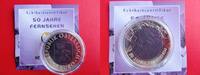 Österreich Niob + Silber, lila gefärbt, 50 Jahre Fernsehen 25 € - in Original-Verpackung! 25 Euro 2005 Hgh. Original Etui + Zertifikat + Schuber
