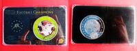 Fussball Europameisterschaft große Medaille Prestige-Edition Football Champions EM Sieger 1972 - 1980 - 1996 Deutschland FB in Blister