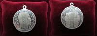 Deutsches Reich Kaiserreich Preussen Versilberte Medaille Kaiserreich tragbare versilberte Medaille 1897 zum 100. Geburtstag Wilhelm I. -