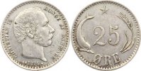 Dänemark 25 Öre 1 Christian IX. 1863-1906. -