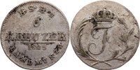 Sachsen-Hildburghausen 6 Kreuzer Friedrich 1784-1826. -