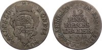 Sachsen-Coburg-Saalfeld 1/12 Taler Franz Josias 1745-1764. -