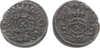 Sachsen-Albertinische Linie Pfennig Friedrich August I. 1694-1733. -