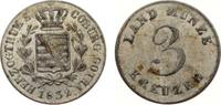 Sachsen-Coburg-Gotha 3 Kreuzer Ernst I. 1826-1844. -