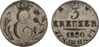 Sachsen-Coburg-Gotha 3 Kreuzer Ernst I. 1826-1844. -