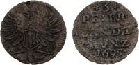 Brandenburg-Preußen 3 Pfennig Friedrich III. 1688-1701. -