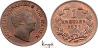 Baden-Durlach Cu Kreuzer Leopold 1830-1852. -