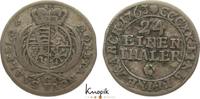Sachsen-Coburg-Saalfeld 1/24 Taler Franz Josias 1745-1764. -