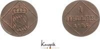 Bayern Cu Heller Maximilian I. Joseph 1806-1825. -