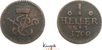Mainz, Erzbistum Cu 1 Heller Emmerich Joseph von Breitbach-Bürresheim 1763-1774. -