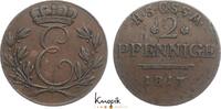 Sachsen-Coburg-Saalfeld Cu 2 Pfennig Ernst 1806-1826. -