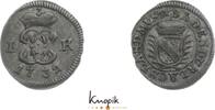 Baden-Durlach Kreuzer Karl Wilhelm 1709-1738. -