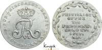 Dänemark 1/6 Rigsdaler Frederik VI. 1808-1839. -