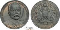 Erster Weltkrieg Bronzierte Zinkmedaille Tisza, István Graf *1861 Budapest, +1918 Budapest. -