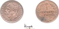 1 Centesimo 1900  R Italien-Königreich Umberto I. 1878-1900. fleckig, fast Stempelglanz