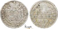 Hildesheim, Bistum 1/6 Taler Friedrich Wilhelm von Westfalen 1763-1789. -
