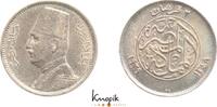 Ägypten 2 Piastres Fuad I., als König AH 1341-1355 / 1922-1936. -