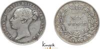 Großbritannien Sixpence 1838 Victoria 1837-1901. TTB