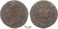 Irland Shilling zu 12 Pence Jakob II. von Großbritannien 1685-1690. -