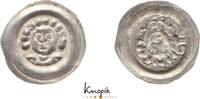 Coburg, gräflich hennebergische Münzstätte Pfennig Hermann I. 1245-1290. SUP