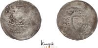 Henneberg, Grafschaft Pfennig auf Würzburger Schlag Heinrich X. (1359) 1372-1405. -