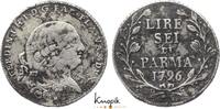 Italien-Parma 6 Lire Ferdiando I. di Borbonne 1765-1802. -