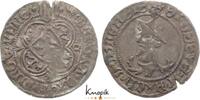 Judenkopfgroschen  1445-1482 Sachsen-Kurfürstentum seit 1423 Wilhelm III. Herzog von Sachsen und Landgraf von Thüringen 1445-1482. selten, kl. Ra...