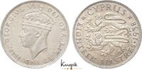 Zypern 18 Piasters George VI. 1936-1952. -