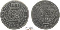 Sachsen-Albertinische Linie 1/12 Taler Friedrich August I. 1694-1733. -
