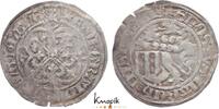 Sachsen-Kurfürstentum seit 1423 Schwertgroschen Kurfürst Friedrich II., der Sanftmütige von Sachsen 1428-1464. -
