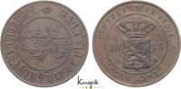 Niederlande-Niederl&auml;ndisch-Ostindien Cu 2 1/2 Cent 1913 Wilhelmina 1890-... 25,00 EUR  + 8,00 EUR frais d'envoi