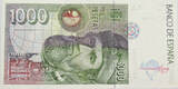 SPAIN 1000 PESETAS 1992 SUP