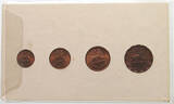 ETHIOPIA 1936 HAILE SELASSIE I. (1930-1936, 1941-1974) UNCIRCULATED TYPE SET SPL