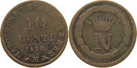 ITALY STATES NAPOLEON I. 10 CENTESIMI Napoleon I. (1804-1814, 1815) -