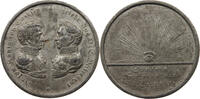 MEDAILLE 1831 SACHSEN Anton 1827-1836. Zinnmedaille 1831 a.d. neue Verfassung SS
