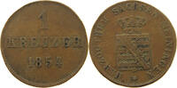 SACHSEN MEININGEN KREUZER Bernhard Erich Freund 1803-1866. -