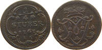 KÖLN ERZBISTUM 1/4 STÜBER Maximilian Friedrich von Königseck 1761-1784 -