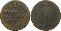 BRAUNSCHWEIG WOLFENBÜTTEL PFENNIG 1785 Karl Wilhelm Ferdinand 1780-1806 S 9,00 EUR  + 5,99 EUR frais d'envoi