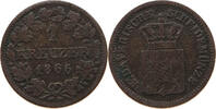 BAYERN KREUZER 1866 Ludwig II. (1864-1886) TTB-