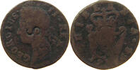 IRELAND FARTHING George II. 1727-1760.COUNTERMARKED S -