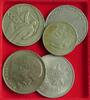 RUSSIA ROUBLE COLLECTION, LOT, RUSSIA ROUBLE 5pc, 58g -