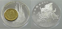 SPAIN MEDAL EUROPEAN CURRENCY -
