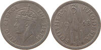 SOUTHERN RHODESIA 3 PENCE George VI. (1936-1952) -